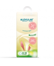 Трусики-подгузники LOVULAR Солнечная серия M 6-10кг, 52 шт/уп