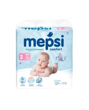 Подгузники Мепси S (4-9 кг) 72 шт.